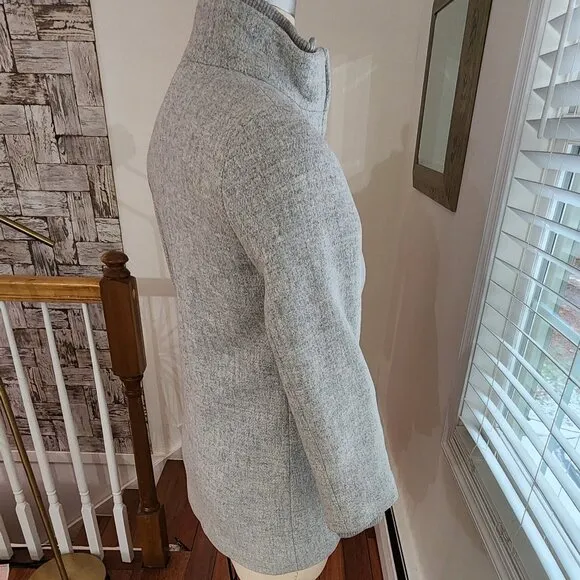 J. CREW Lodge Coat in Italian Stadium-cloth Wool Size 4 Petite