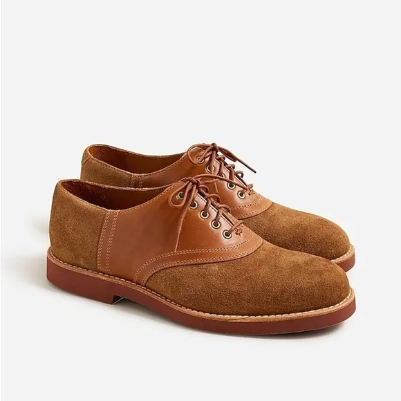 J Crew Saddle shoes in leather and English suede BJ012