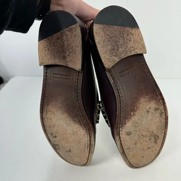 J. Murphy Leather Slip On Dressy Loafers Professional Comfort Shoes