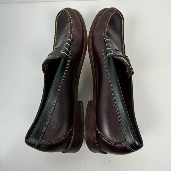 J. Murphy Leather Slip On Dressy Loafers Professional Comfort Shoes