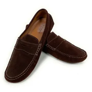 Jack Erwin Penny Driving Loafer Men Shoes Suede