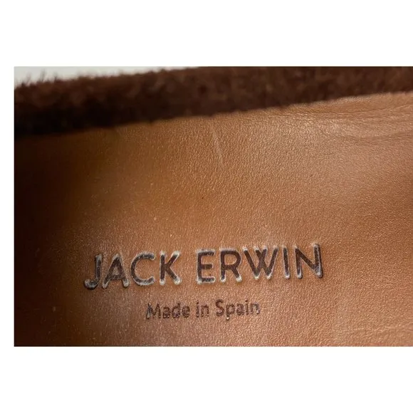 Jack Erwin Penny Driving Loafer Men Shoes Suede