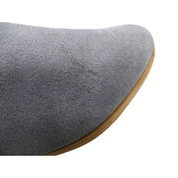 Jack Rogers Gemma Suede Ankle Booties, Gray, Size 5.5, M