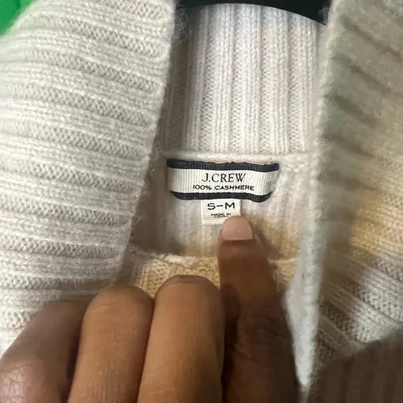 J.Crew 100% Cashmere Sweater size S-M