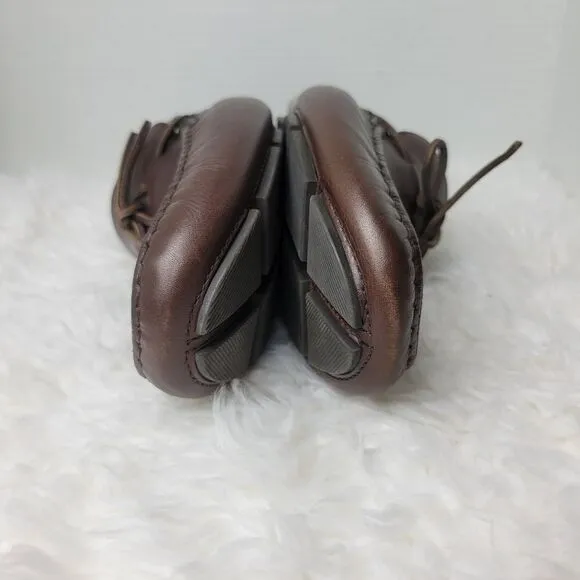 J.Crew Kenton Mens Loafer Size Size 11.5 Brown Leather Driving Moccasins Shoes