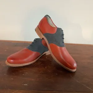 JD Fisk NWOT 9.5 Mens Dress Shoes Leather and Suede