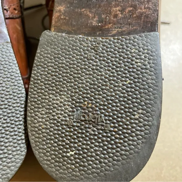 Joan &amp; David Handmade Brown Leather Brogue Shoes