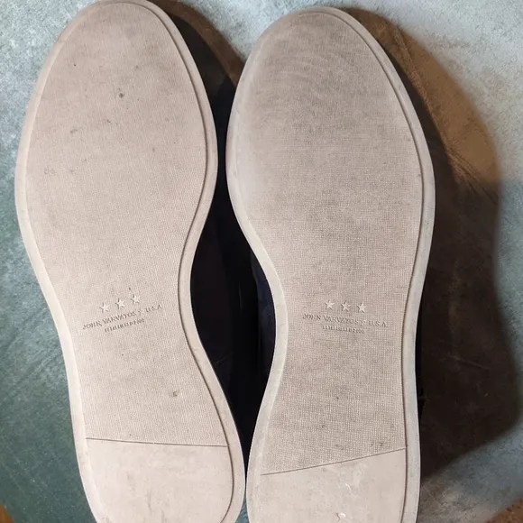 JOHN Varvatos Blue Suede Oxford Shoes 9M