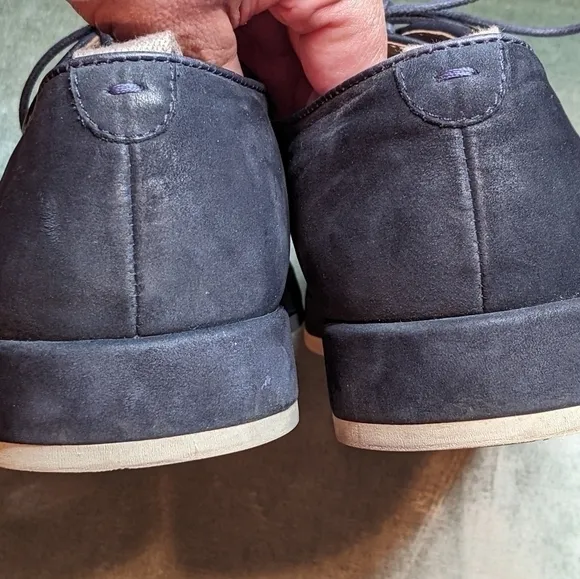 JOHN Varvatos Blue Suede Oxford Shoes 9M