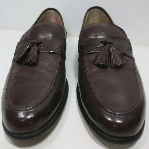 Johnston &amp; Murphy Leather Dress Loafers Shoes Men's Footwear Moccasins Sz 11.5 M