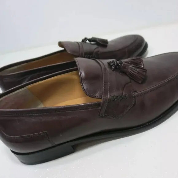 Johnston &amp; Murphy Leather Dress Loafers Shoes Men's Footwear Moccasins Sz 11.5 M