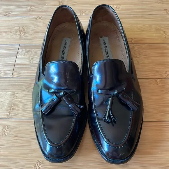 Johnston &amp; Murphy Mens Aristocraft Loafers Tassel Dress Shoes 24 93630