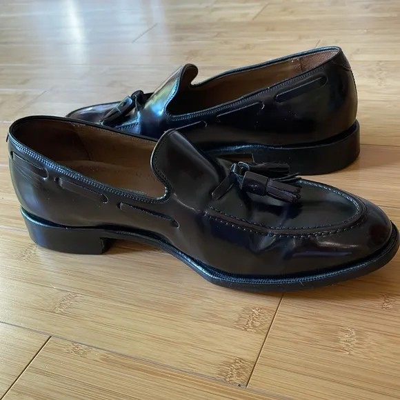 Johnston &amp; Murphy Mens Aristocraft Loafers Tassel Dress Shoes 24 93630