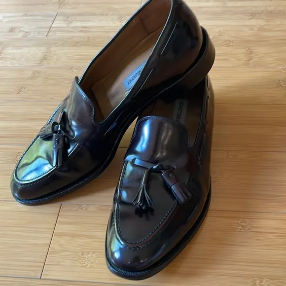 Johnston &amp; Murphy Mens Aristocraft Loafers Tassel Dress Shoes 24 93630