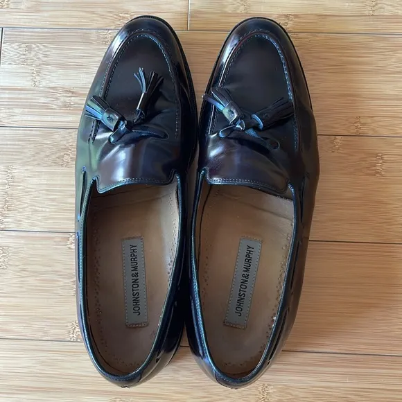 Johnston &amp; Murphy Mens Aristocraft Loafers Tassel Dress Shoes 24 93630