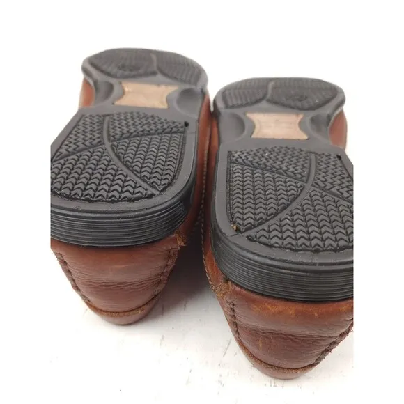 Johnston &amp; Murphy Passport Shoes Loafers Wicker Woven Men's 13 Brown Leather