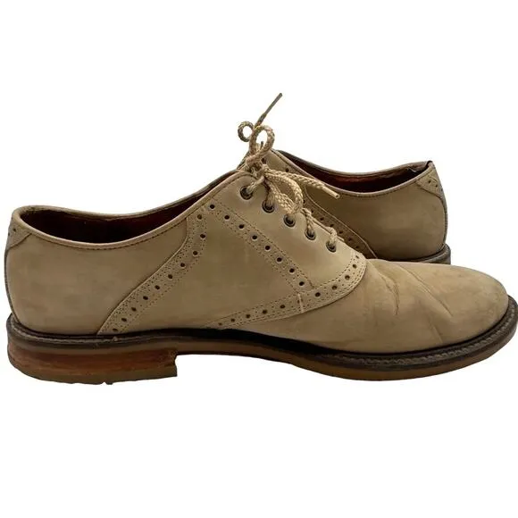Johnston &amp; Murphy Suede Oxford Dress Shoes Mens SIZE 12 Academia Evening Spring