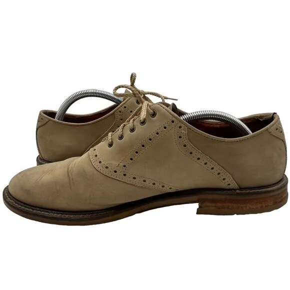 Johnston &amp; Murphy Suede Oxford Dress Shoes Mens SIZE 12 Academia Evening Spring