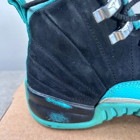 Jordan 12 Retro Hyper Jade Sneaker Shoes (GS) Kids 6.5Y 510815-017