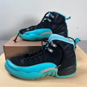 Jordan 12 Retro Hyper Jade Sneaker Shoes (GS) Kids 6.5Y 510815-017