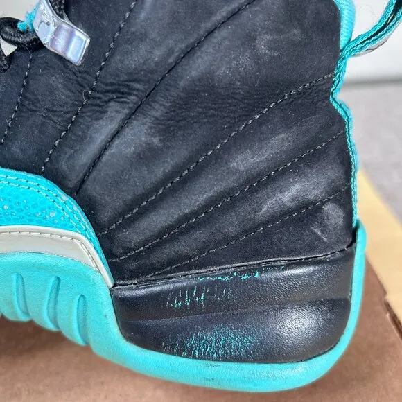 Jordan 12 Retro Hyper Jade Sneaker Shoes (GS) Kids 6.5Y 510815-017