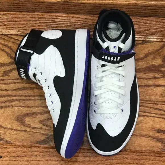 Jordan KO 23 White Dark Concord Black Shoes