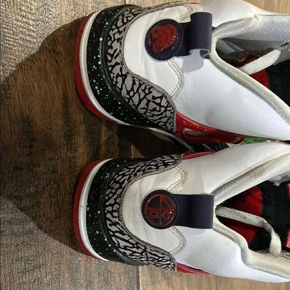 Jordan Spizike Poison Green Wolf Grey Fire Colorway 7 Y