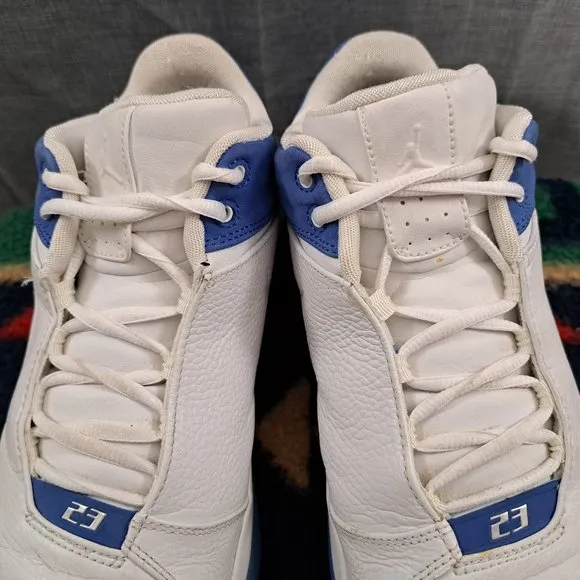 Jordan Team Strong Low Shoes 2006 Men Sz 11 White Blue - 313534102-RARE