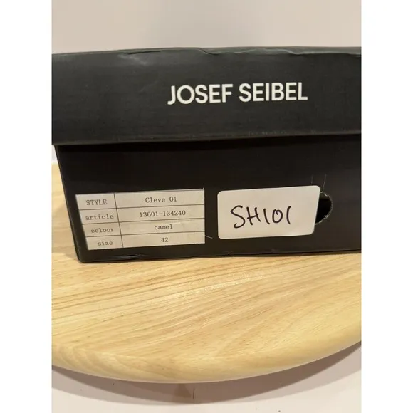 Josef Seibel Cleve 01 Casual Sneakers Shoes Camel Brown Suede Mens US 8.5 EU 42