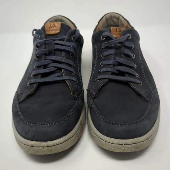Josef Seibel David Dark Blue Suede Shoes Sneakers Mens Size 10