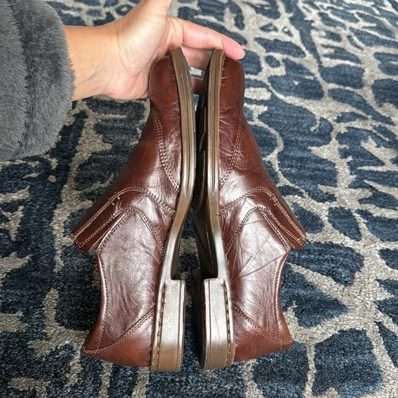 Josef Seibel Men’s Douglas Leather Slip on Loafers/Shoes Size 11 EU 44 Brown