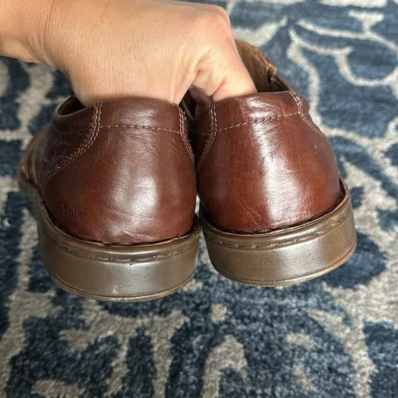Josef Seibel Men’s Douglas Leather Slip on Loafers/Shoes Size 11 EU 44 Brown