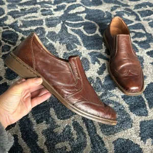 Josef Seibel Men’s Douglas Leather Slip on Loafers/Shoes Size 11 EU 44 Brown