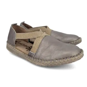 Josef Seibel Sofie 29 Womens Slip-On Flats Metallic Leather Sz 37 Comfort Style
