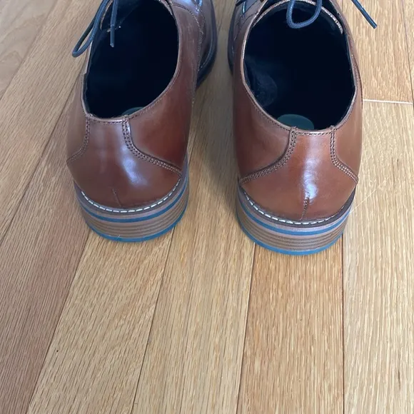Joseph Abboud Fletcher 10.5 Brown Leather Men's Shoes