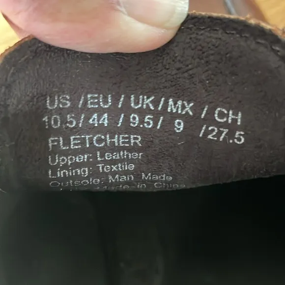 Joseph Abboud Fletcher 10.5 Brown Leather Men's Shoes