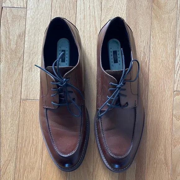 Joseph Abboud Fletcher 10.5 Brown Leather Men's Shoes