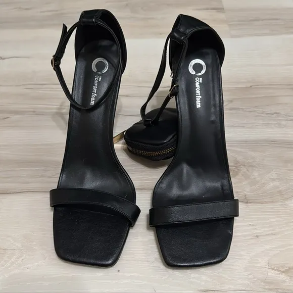 Journee Collection Everton Tru Comfort Foam Heeled Sandal &amp; Pouch Set