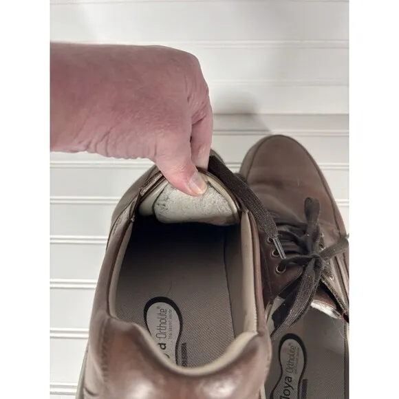 Joya Swiss Technology Shoes Mens 13 Mustang Coffee Brown Comfort Casual