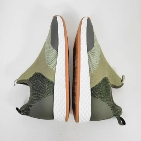 JSLIDES Multi Knit pull on comfort Sneakers Green | size 6