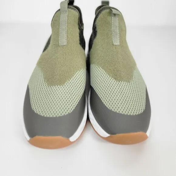 JSLIDES Multi Knit pull on comfort Sneakers Green | size 6