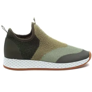JSLIDES Multi Knit pull on comfort Sneakers Green | size 6