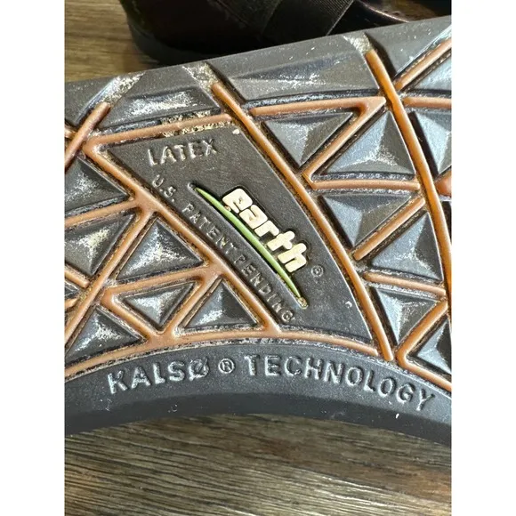 Kalso Earth Allure Birch Mary Jane Comfort Shoes Olive Green Brown Leather 8B