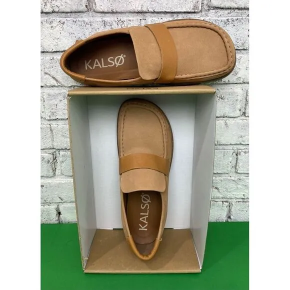 KALSO EARTH SHOE Dabb Negative Heel Earth‎ Shoe Cognac Men's Size 9