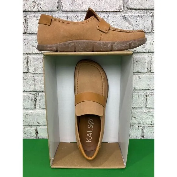 KALSO EARTH SHOE Dabb Negative Heel Earth‎ Shoe Cognac Men's Size 9