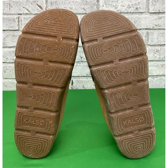KALSO EARTH SHOE Dabb Negative Heel Earth‎ Shoe Cognac Men's Size 9