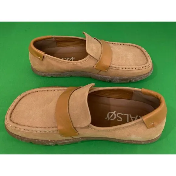 KALSO EARTH SHOE Dabb Negative Heel Earth‎ Shoe Cognac Men's Size 9