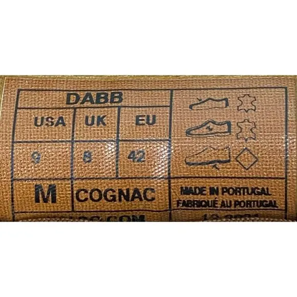 KALSO EARTH SHOE Dabb Negative Heel Earth‎ Shoe Cognac Men's Size 9