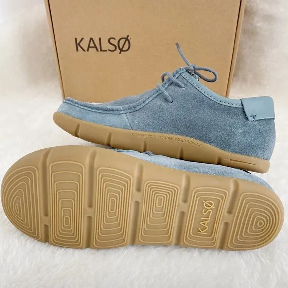 Kalso Women's Earth Shoes, The Chukka, Darby Suede Denim Blue, Size 7.5