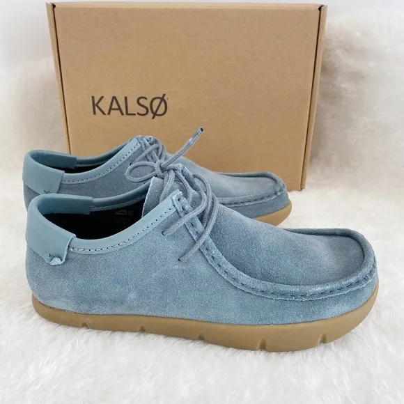 Kalso Women's Earth Shoes, The Chukka, Darby Suede Denim Blue, Size 7.5